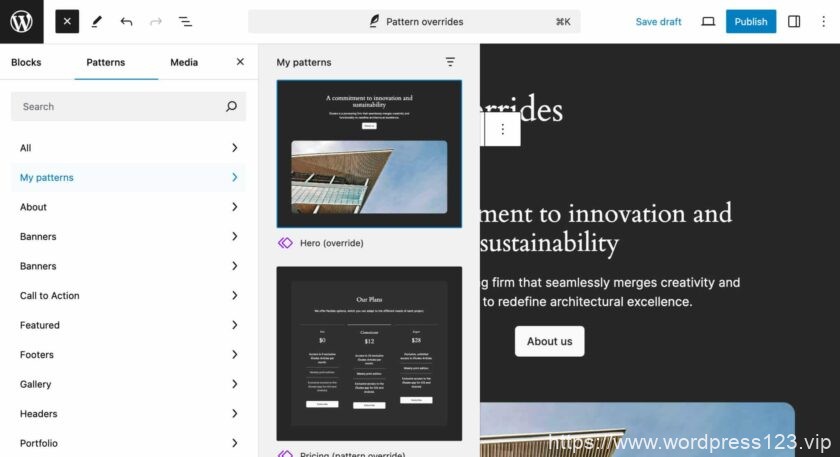 WordPress 6.6 新功能大全:样板覆盖、块绑定 API、数据视图、新设计工具等 WordPress资讯 来源:kinsta.com 24年7月5日 编辑 网站编辑 取消关注 关注 私信