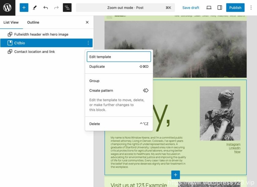 WordPress 6.7 新功能预览:缩小模式、元框、块绑定 API 等等 WordPress资讯 24年11月9日 编辑 网站编辑 取消关注 关注 私信