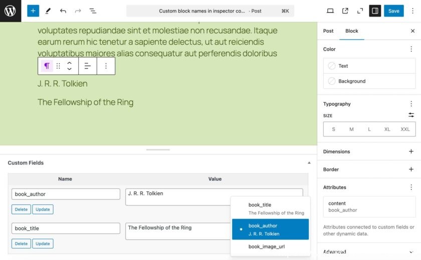 WordPress 6.7 新功能预览:缩小模式、元框、块绑定 API 等等 WordPress资讯 24年11月9日 编辑 网站编辑 取消关注 关注 私信